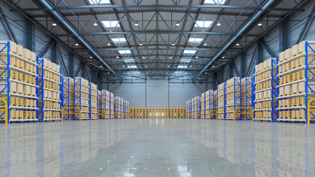 Prefab Warehouse with Natural Lighting