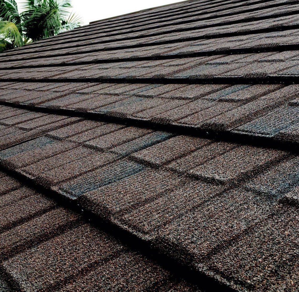 stone metal roof